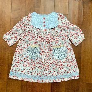 Platinum Matilda Jane rare dolphin sea shell polka dot cotton top 8 cottagecore